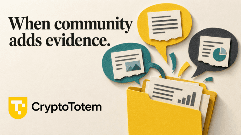 CryptoTotem Combines Analyst ReviewsWith Community Reports