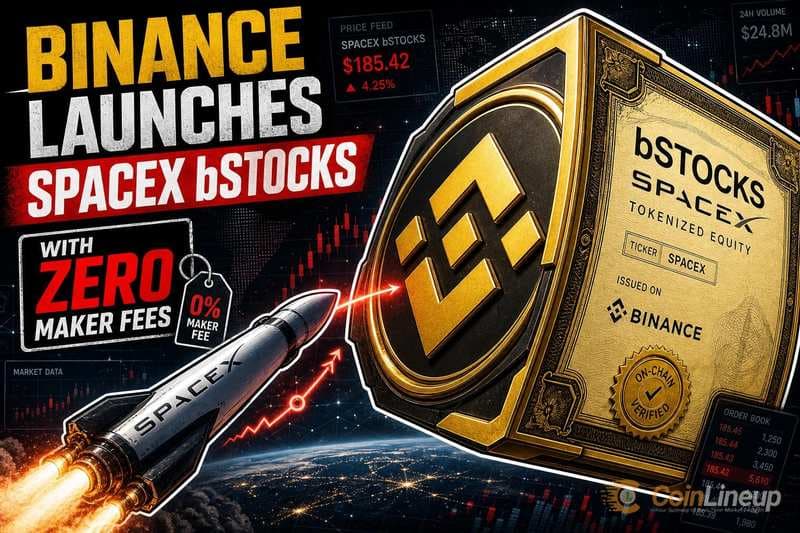 Binance Launches SpaceX bStocks With Zero Maker Fees