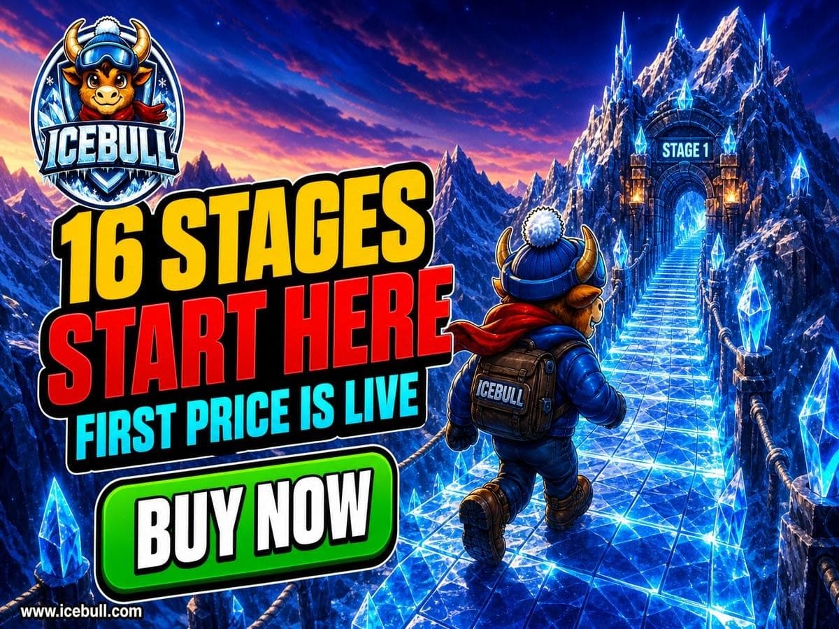 Top 5 Cryptos in 2026: Why IceBull’s Stage 1 Entry Could Be the Early Opportunity to Watch