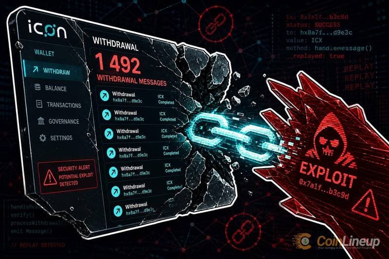 ICON Replay Exploit Hit 1,492 Withdrawal Messages