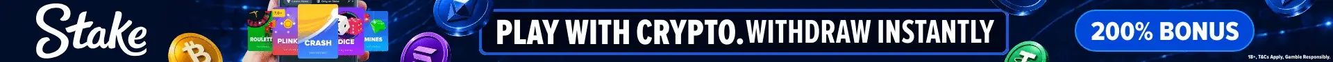 Stake.com crypto casino and sportsbook promotion
