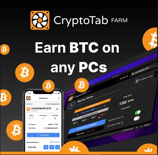 CryptoTab Banner add