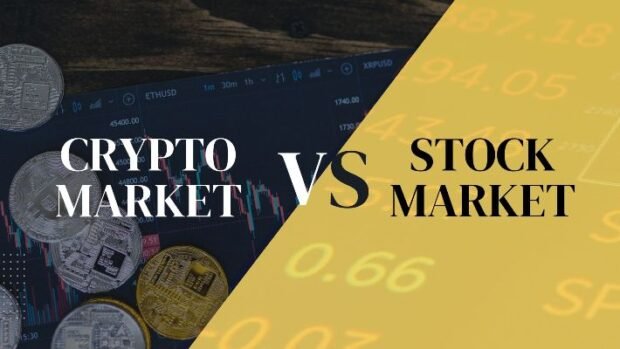 stock market vs crypto market