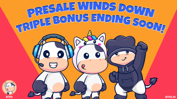 Final Days, Max Gains: Best Crypto to Buy Now? BTFD’s $6.73M Presale + LAUNCH200 Could Keep Up With DOGE and MEW