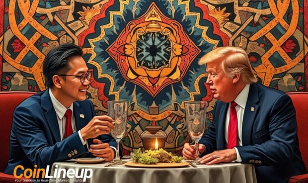 justin sun dinner trump memecoin