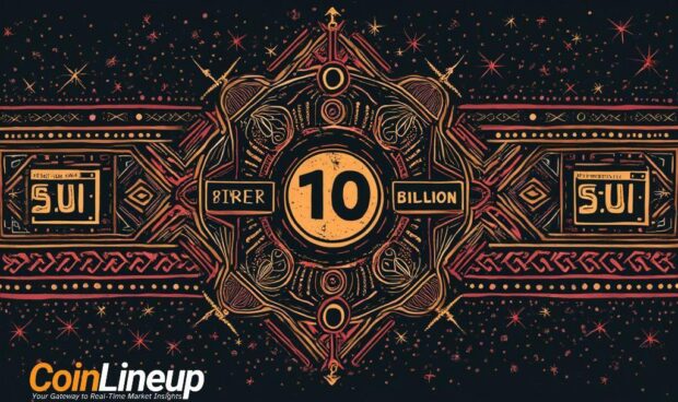 sui blockchain 10b transactions