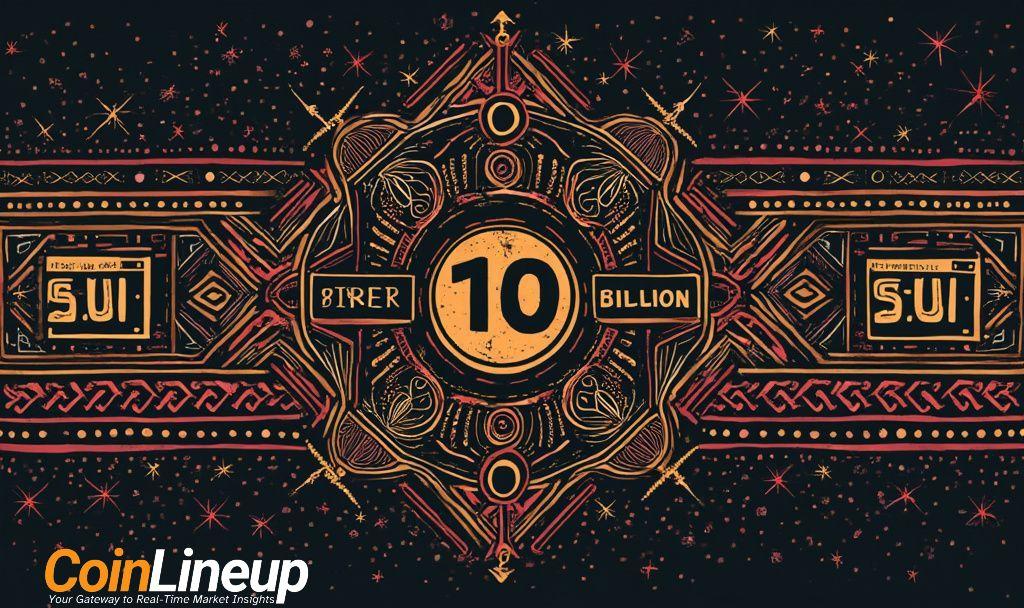 sui blockchain 10b transactions