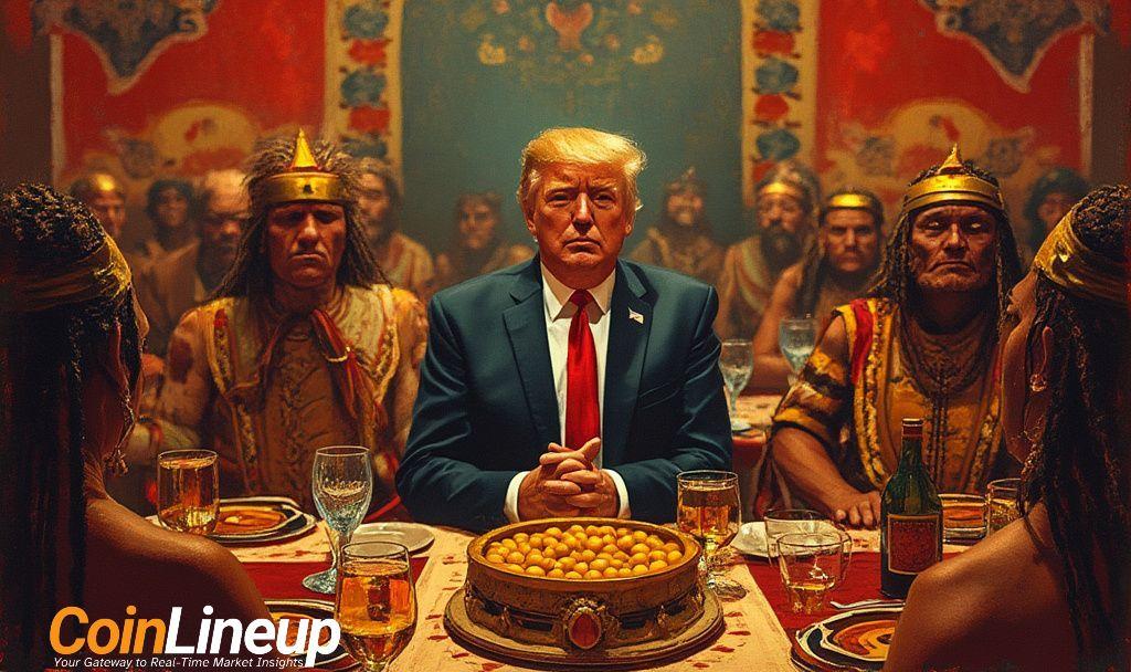 trump memecoin dinner protest