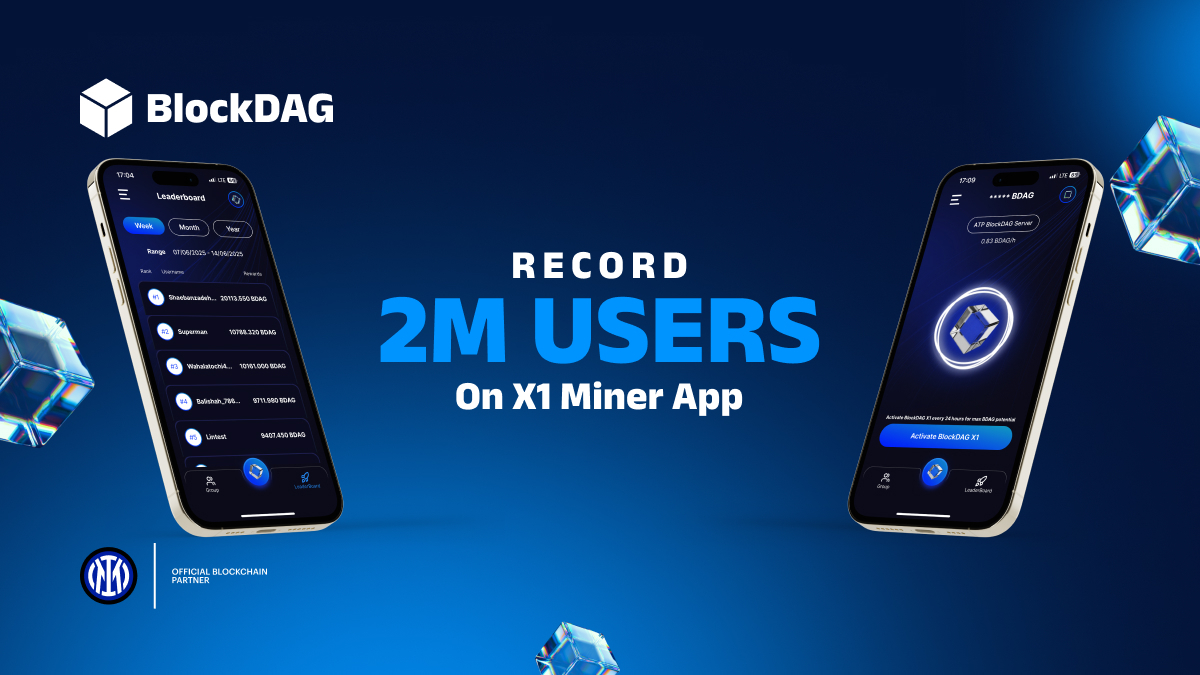 BlockDAG Hits 2M Users as XRP Tests Resistance & Kaspa Struggles to Rebound