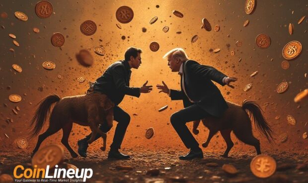 musk trump doge tokens dip