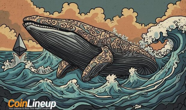 whale moves 605eth to kraken