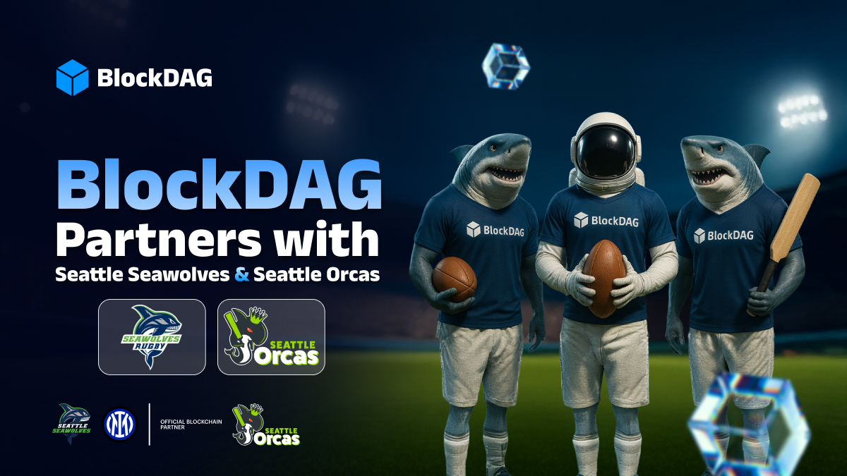 BlockDAG Partners with Seawolves & Orcas, While SHIB Gains & SOL Tests Support