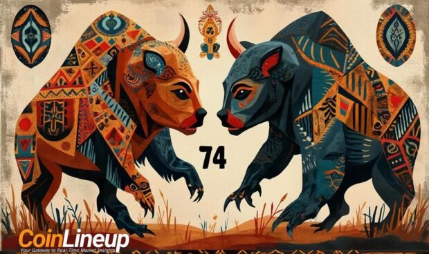 crypto bullish sentiment index 74