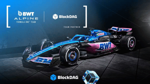 BlockDAG x Formula 1® Team Deal vs Solana & XRP Growth