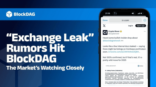 Kaspa Surges, ZCash Gains Momentum, But BlockDAG’s Coinbase + Kraken Listing Rumors Draw Market Attention!