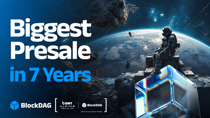 Advertisement for the BlockDAG platform