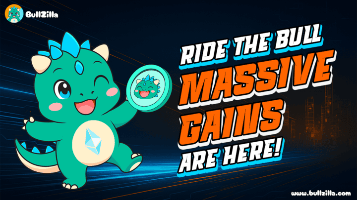 Colorful advertisement for BullZilla