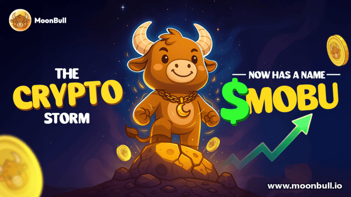 MoonBull promoting a presale event