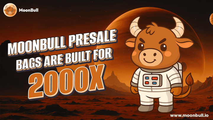 MoonBull promoting a presale event