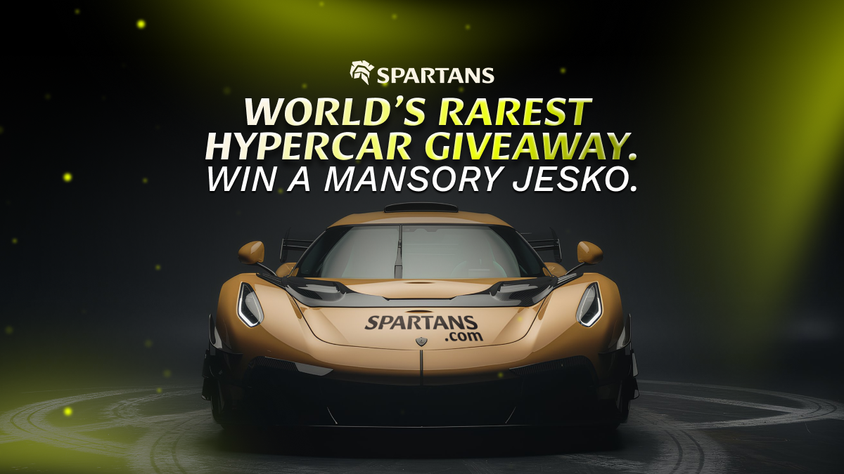 Spartans.com Launches Insane Global Giveaway: Win the One-of-One Jesko Spartans Edition!