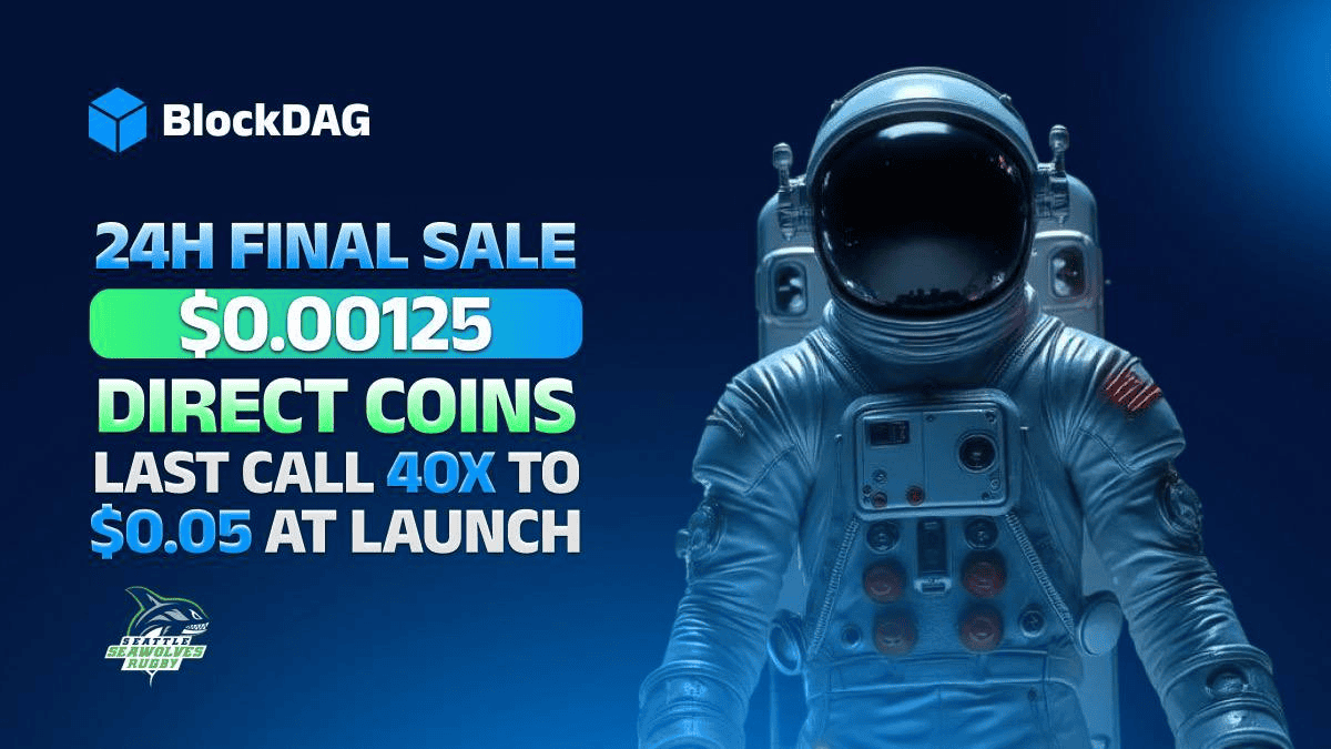 Clock Ticking on BlockDAG’s $0.00125 Sale: A 40x Launch Differential Sidelining XRP and SUI
