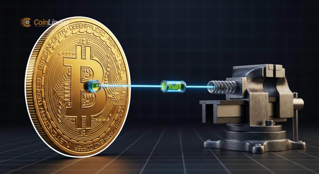 Bitcoin steadies as CME basis compresses funding near flat