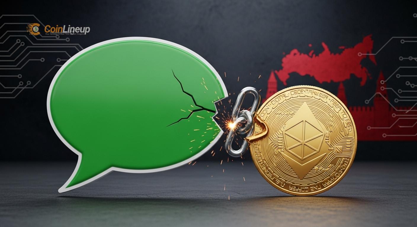 Crypto faces a resilience test as Russia blocks WhatsApp