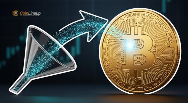 bitcoin inflows coinshares 619m