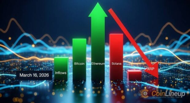 btc eth sol spot etf inflows march 16 2026 xrp outflows thumbnail