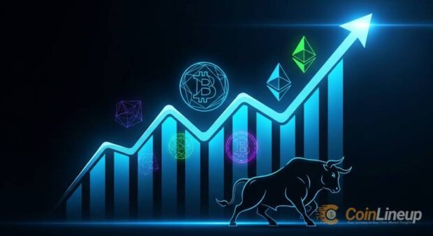 cryptocurrency stocks rally bitcoin 72000 ethereum 4 percent thumbnail