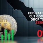 fed rate cut odds zero bitcoin stagflation hedge thumbnail