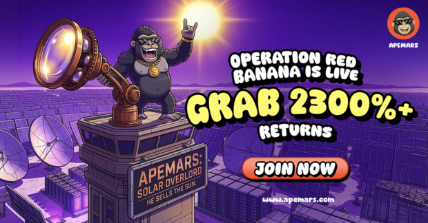 You Watched Floki and Dogecoin Run Without You Once: Now APEMARS Enters Top Meme Coin Presale 2026 With 2,363% ROI