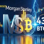 morgan stanley bitcoin etf buys 430 btc debut pressure blackrock ibit thumbnail