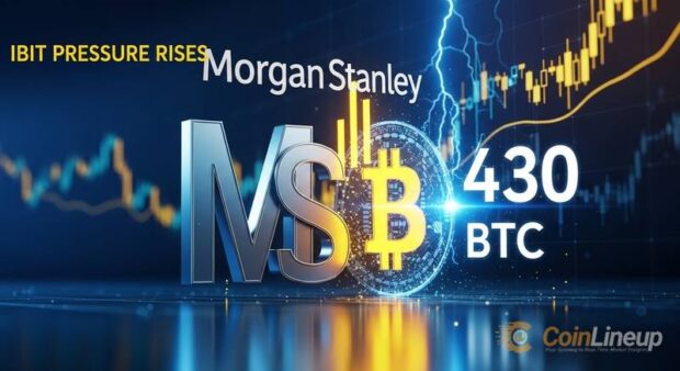 morgan stanley bitcoin etf buys 430 btc debut pressure blackrock ibit thumbnail
