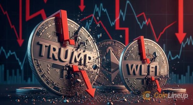 trump linked crypto tokens collapse trump wlfi thumbnail