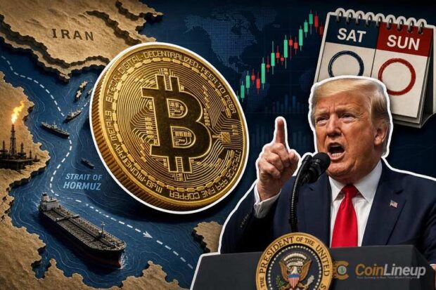 bitcoin pricing trump hormuz reopening weekend thumbnail 1