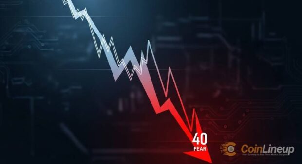 crypto fear greed index falls to 40 fear thumbnail