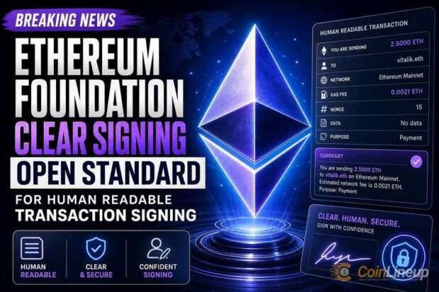 ethereum foundation clear signing open standard human readable transaction signing thumbnail