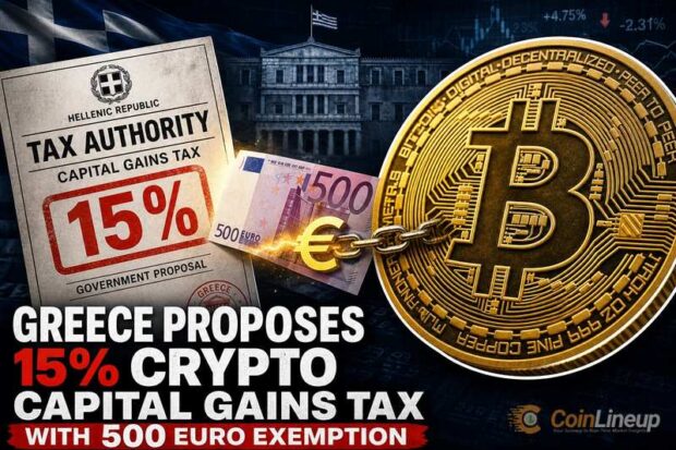 greece 15 percent crypto capital gains tax 500 euro exemption thumbnail