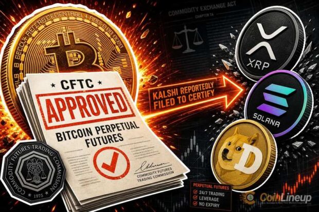kalshi filed certify xrp solana dogecoin perpetual futures after bitcoin approval thumbnail