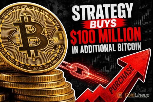 strategy buys 100 million in additional bitcoin thumbnail