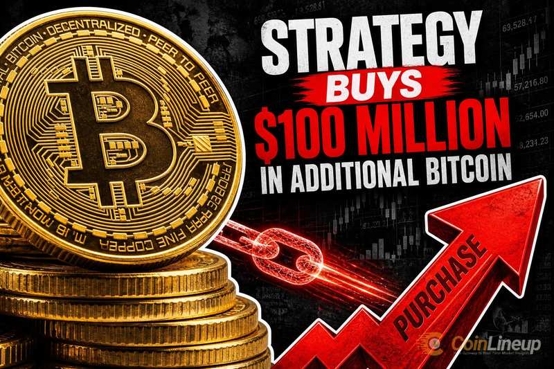 Strategy Buys $100 Million in Additional Bitcoin