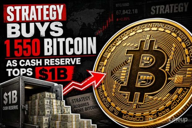 strategy buys 1550 bitcoin 101 3 million cash reserve 1 billion thumbnail