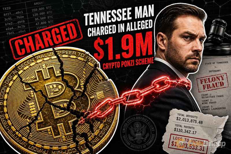 Tennessee Man Charged in Alleged $1.9M Crypto Ponzi Scheme