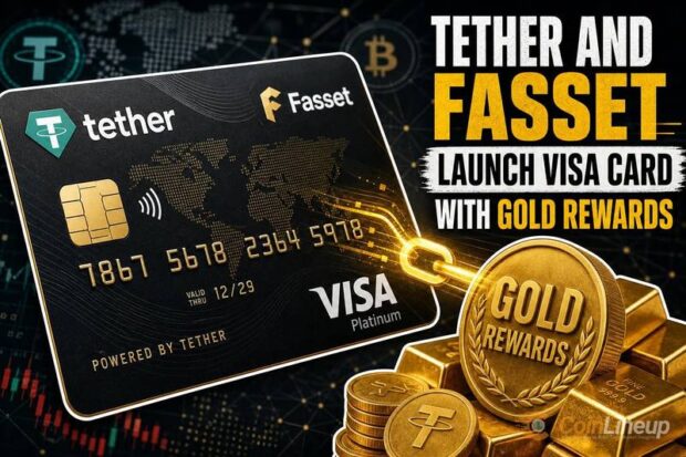 tether fasset launch visa card gold rewards thumbnail
