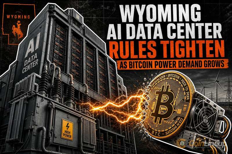 Wyoming AI-datacentrumregels worden strenger terwijl de Bitcoin-energievraag groeit